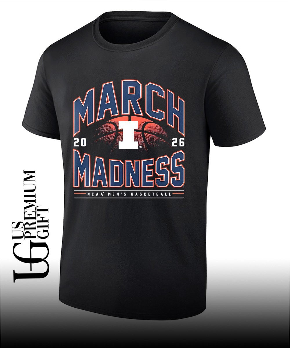 Illinois Fighting Illini Men’s basketball 2026 NCAA March Madness shirt