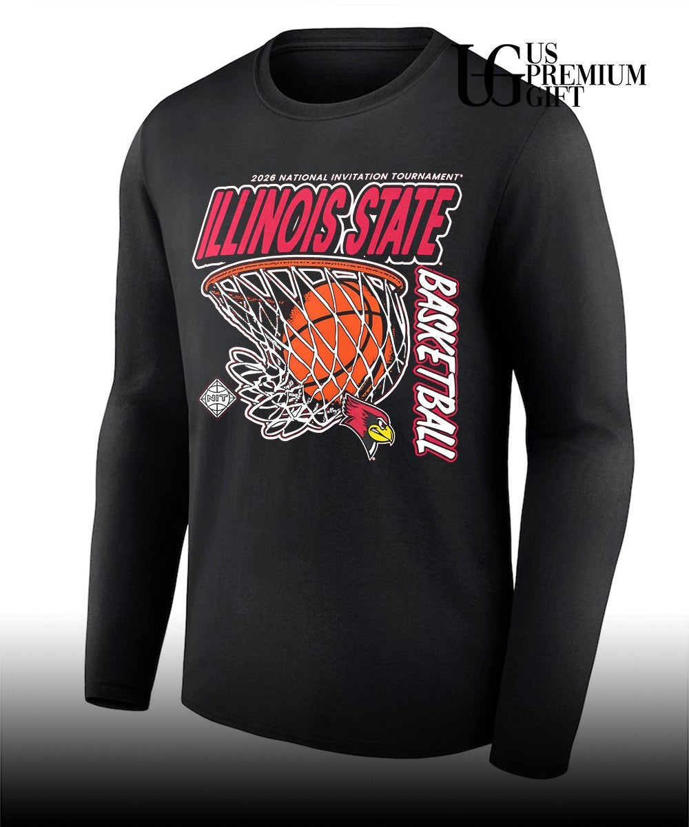Illinois State Redbirds Division I Men’s Basketball Postseason NIT National Invitation Tournament 2026 shirt