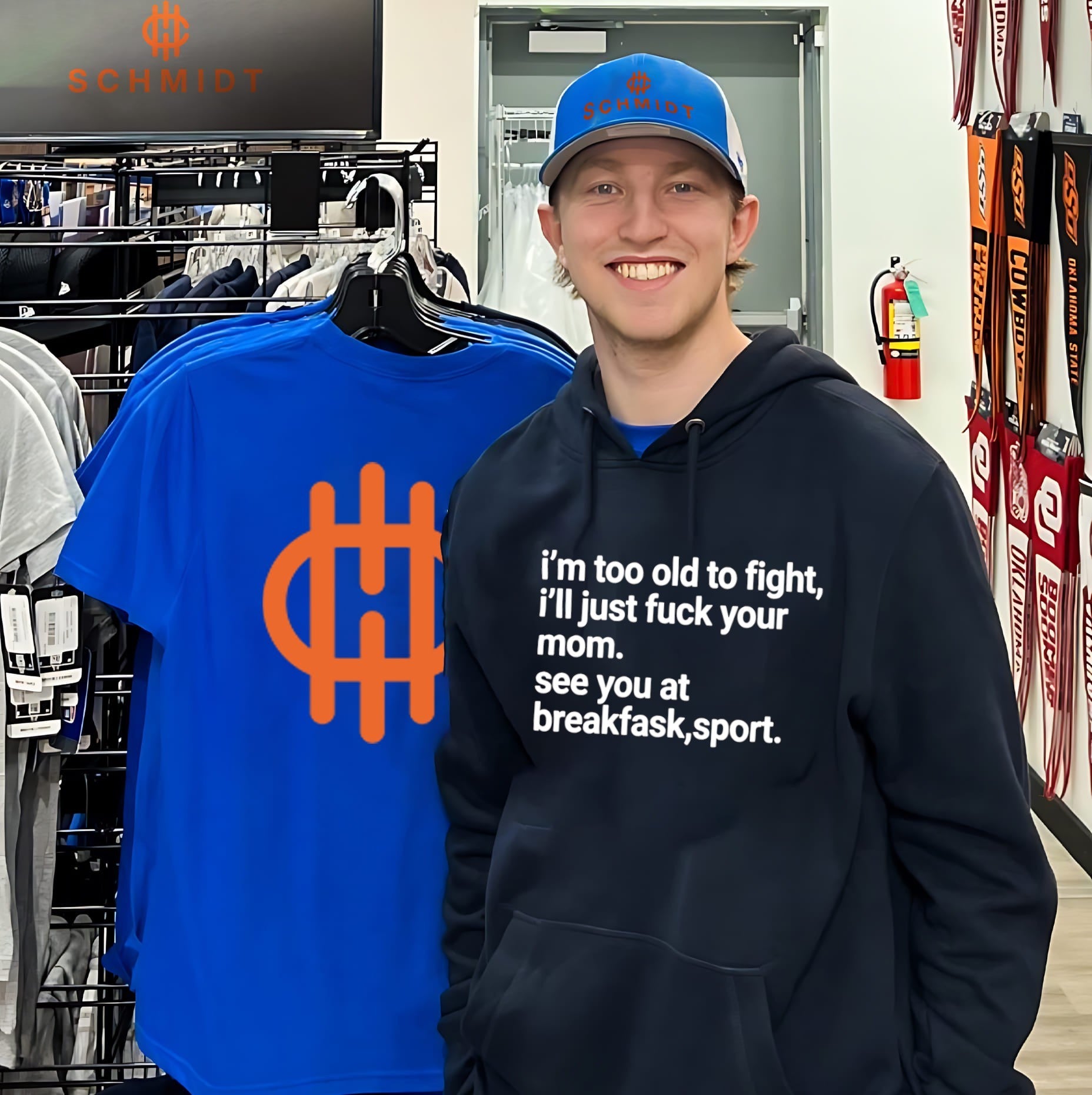 I’m Too Old To Fight I’ll Just Fuck Your Mom See You At Breakfast Sport shirt