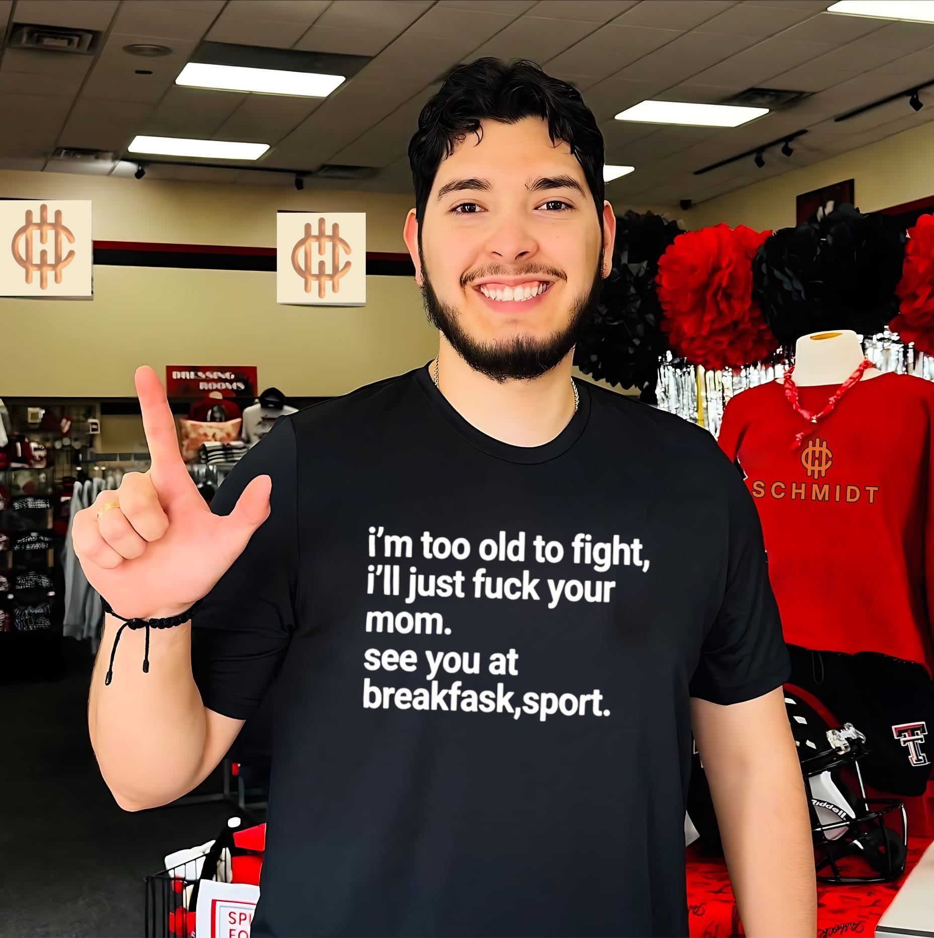 I’m Too Old To Fight I’ll Just Fuck Your Mom See You At Breakfast Sport shirt