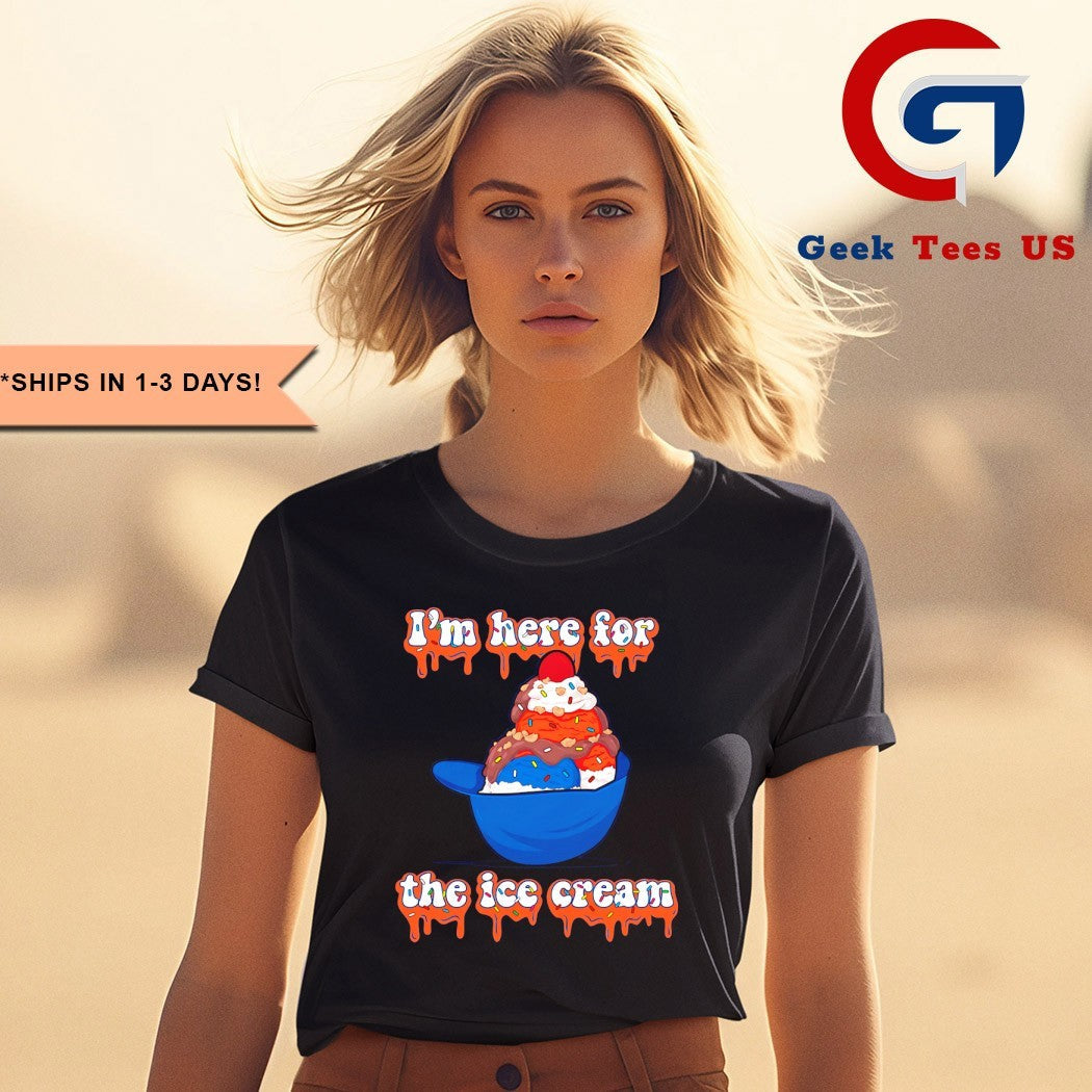 I’m here for the ice cream New York Mets shirt
