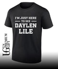 I’m just here to see Daylen Lile Washington Nationals baseball shirt