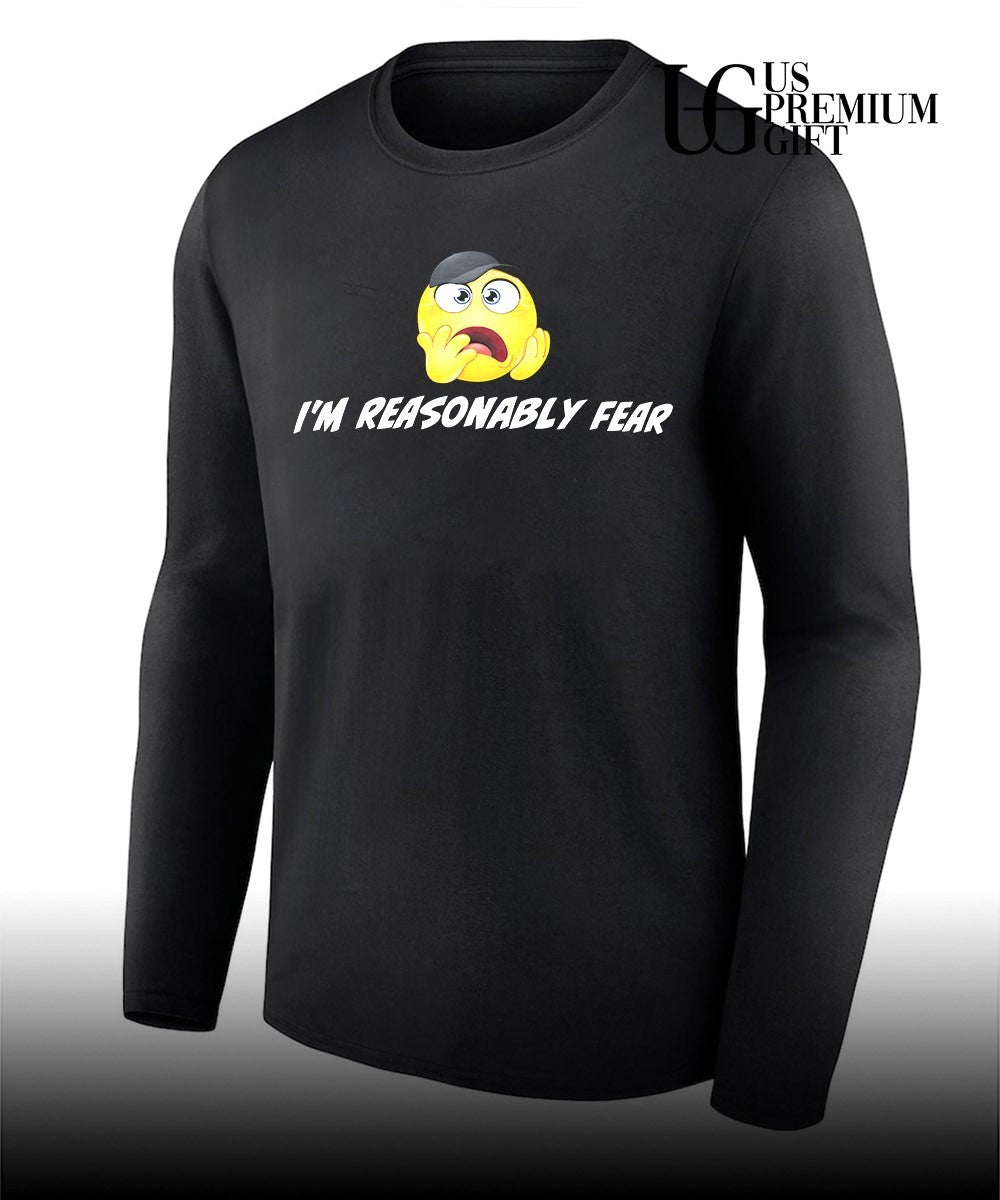 I’m reasonably fear emoji shirt