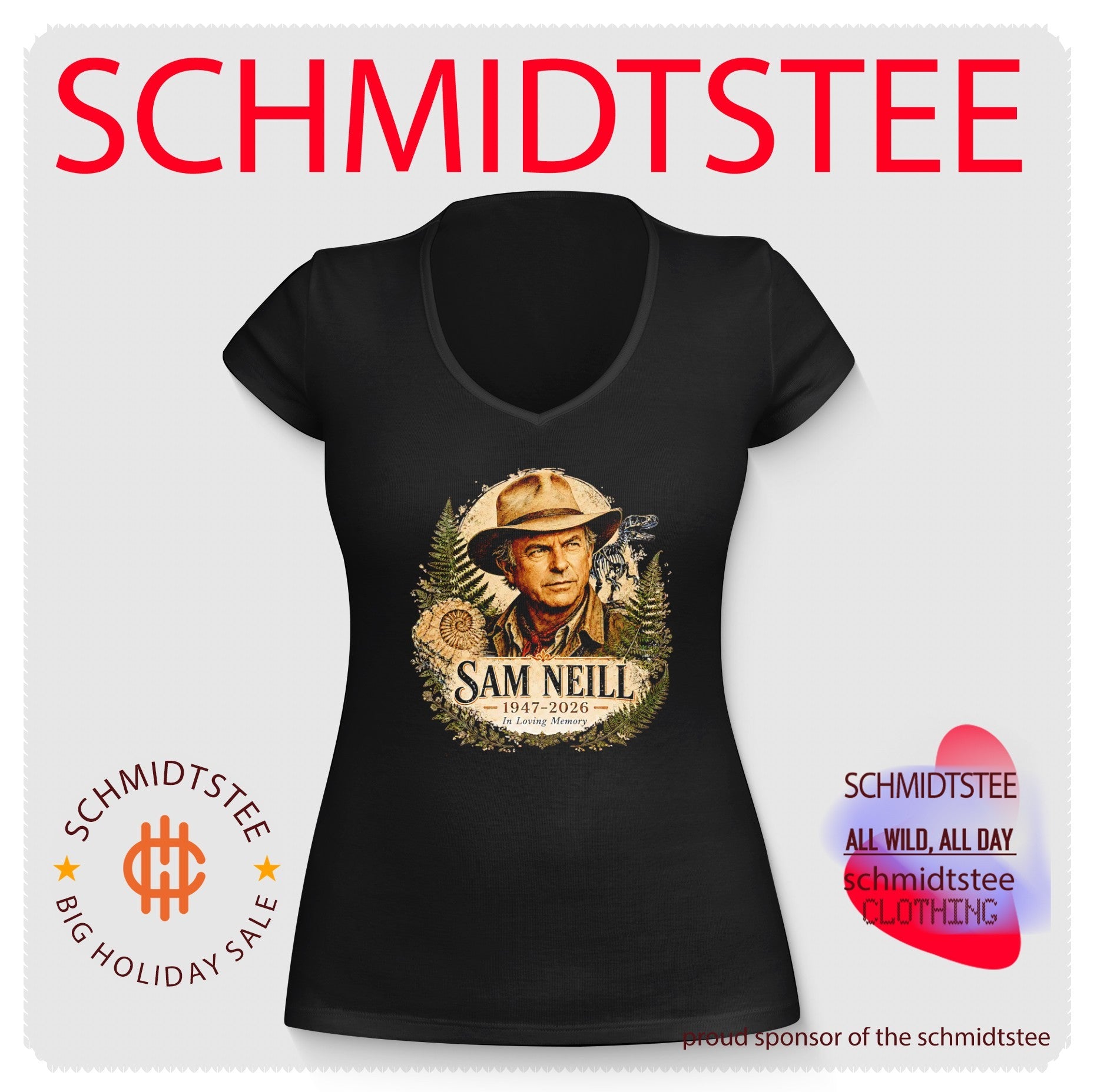 In Loving Memory Sam Neill Tribute Shirt