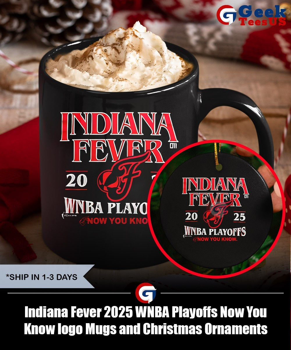 Indiana Fever 2025 WNBA Playoffs Now You Know logo shirt