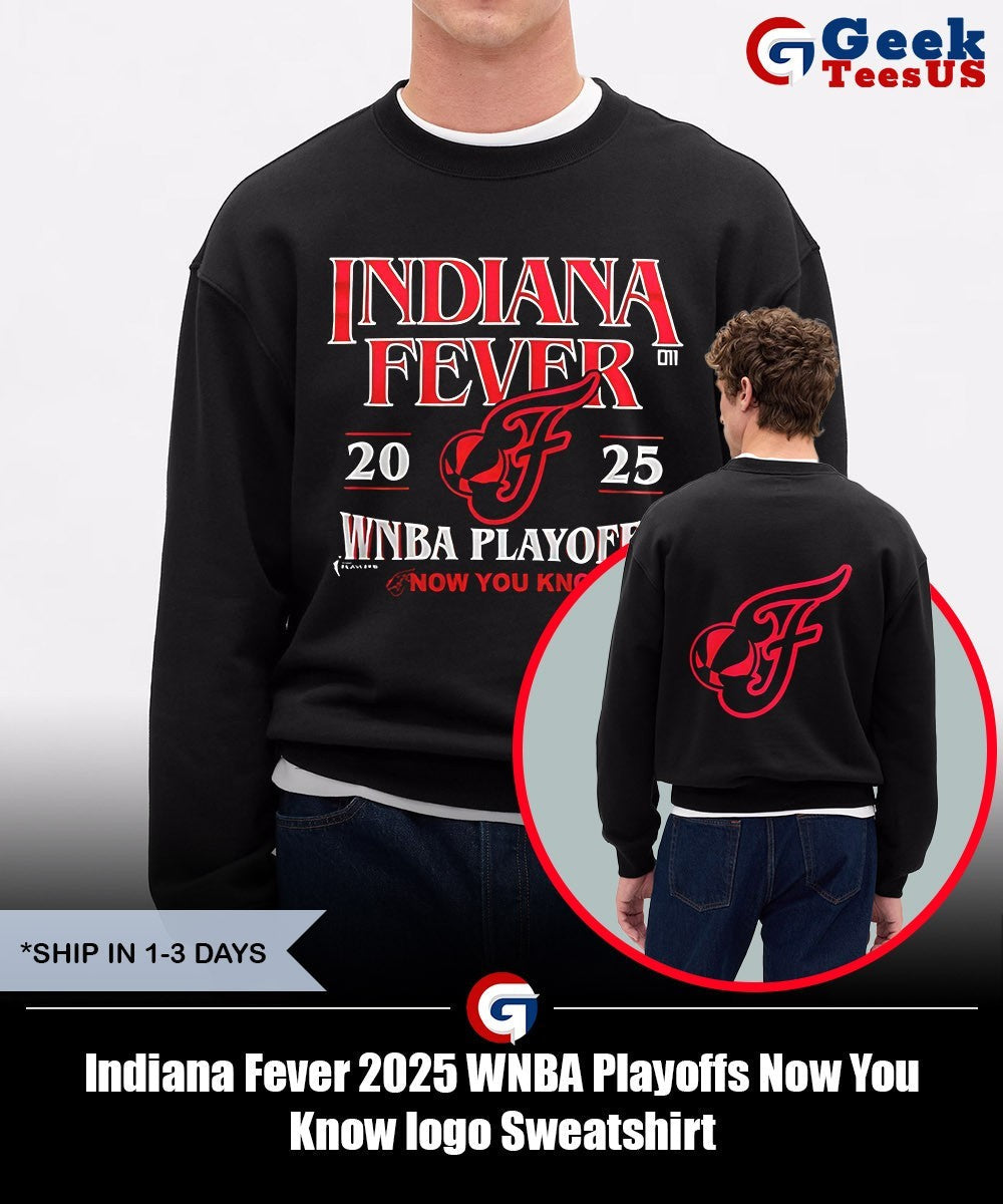 Indiana Fever 2025 WNBA Playoffs Now You Know logo shirt