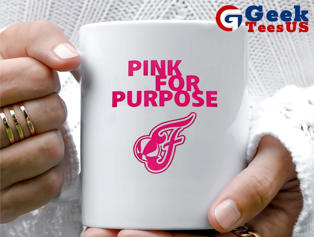 Indiana Fever Pink for Purpose logo shirt