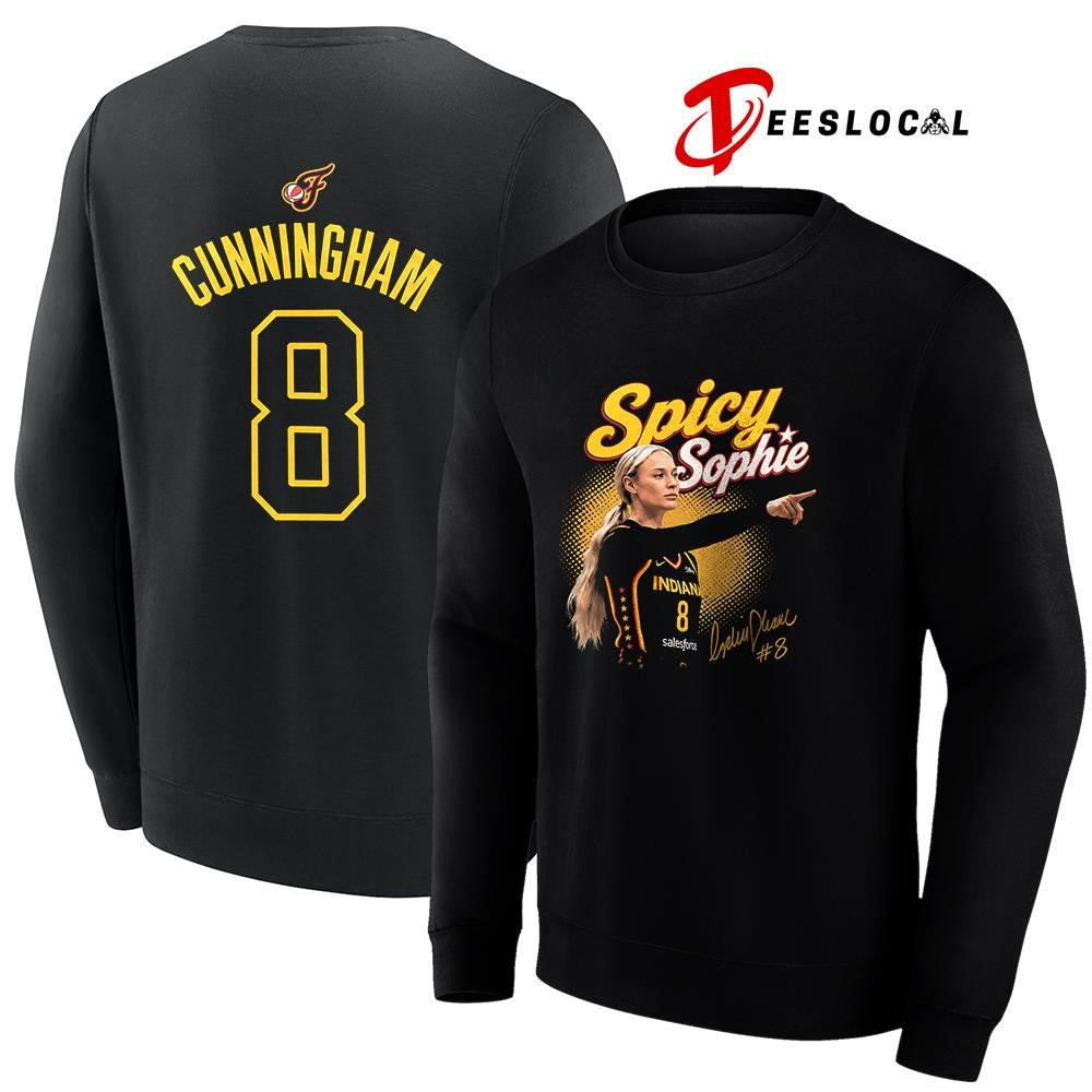 Indiana Fever Spicy Sophie Cunningham signature graphic shirt