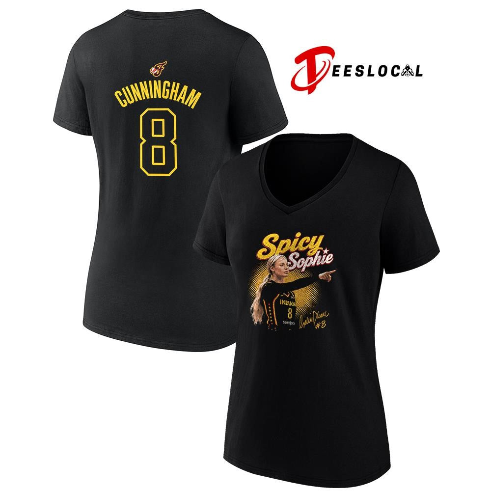 Indiana Fever Spicy Sophie Cunningham signature graphic shirt