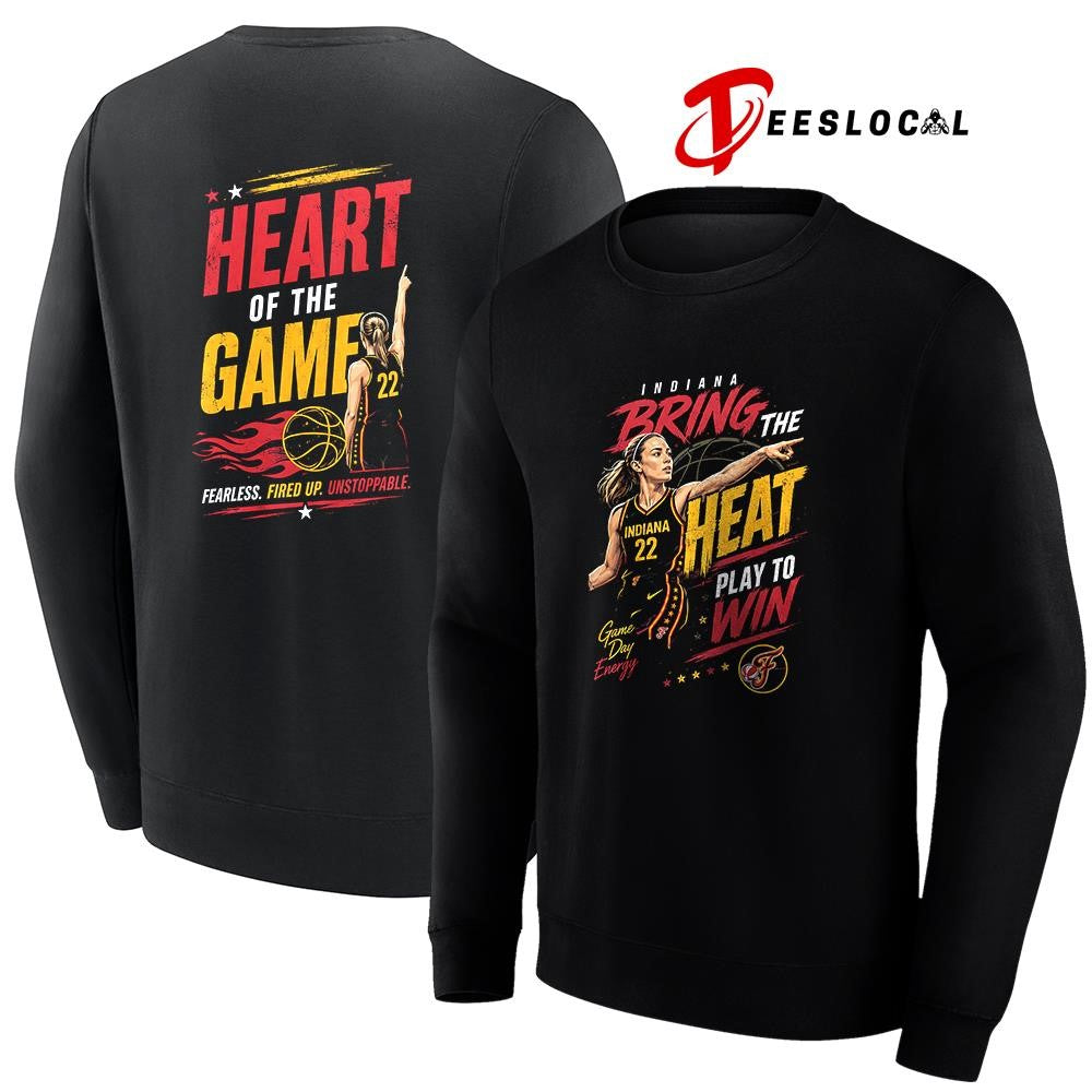 Indiana Fever Spicy Sophie bring the heat play to win heart of the game graphic shirt