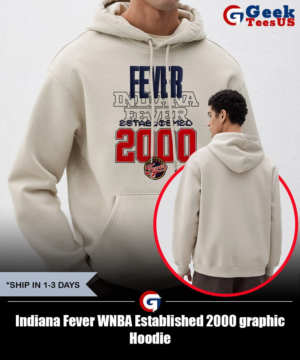 Indiana Fever WNBA Established 2000 graphic shirt