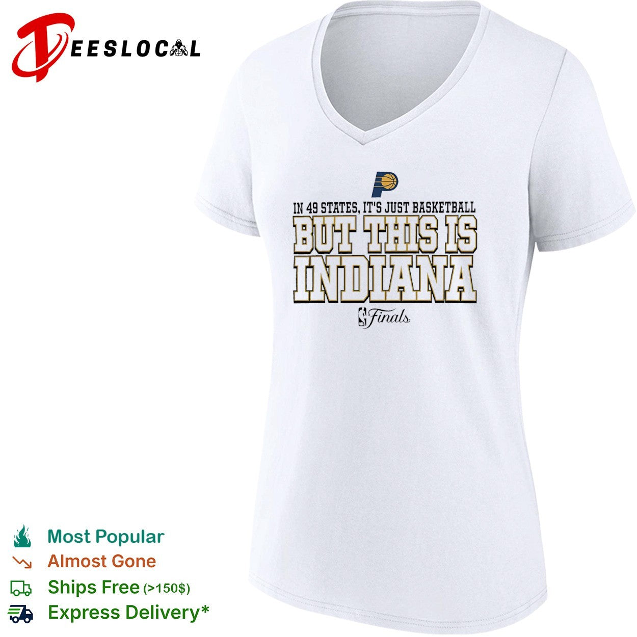 Indiana Pacers in 49 states it is just basketball but this is Indiana NBA finals shirt