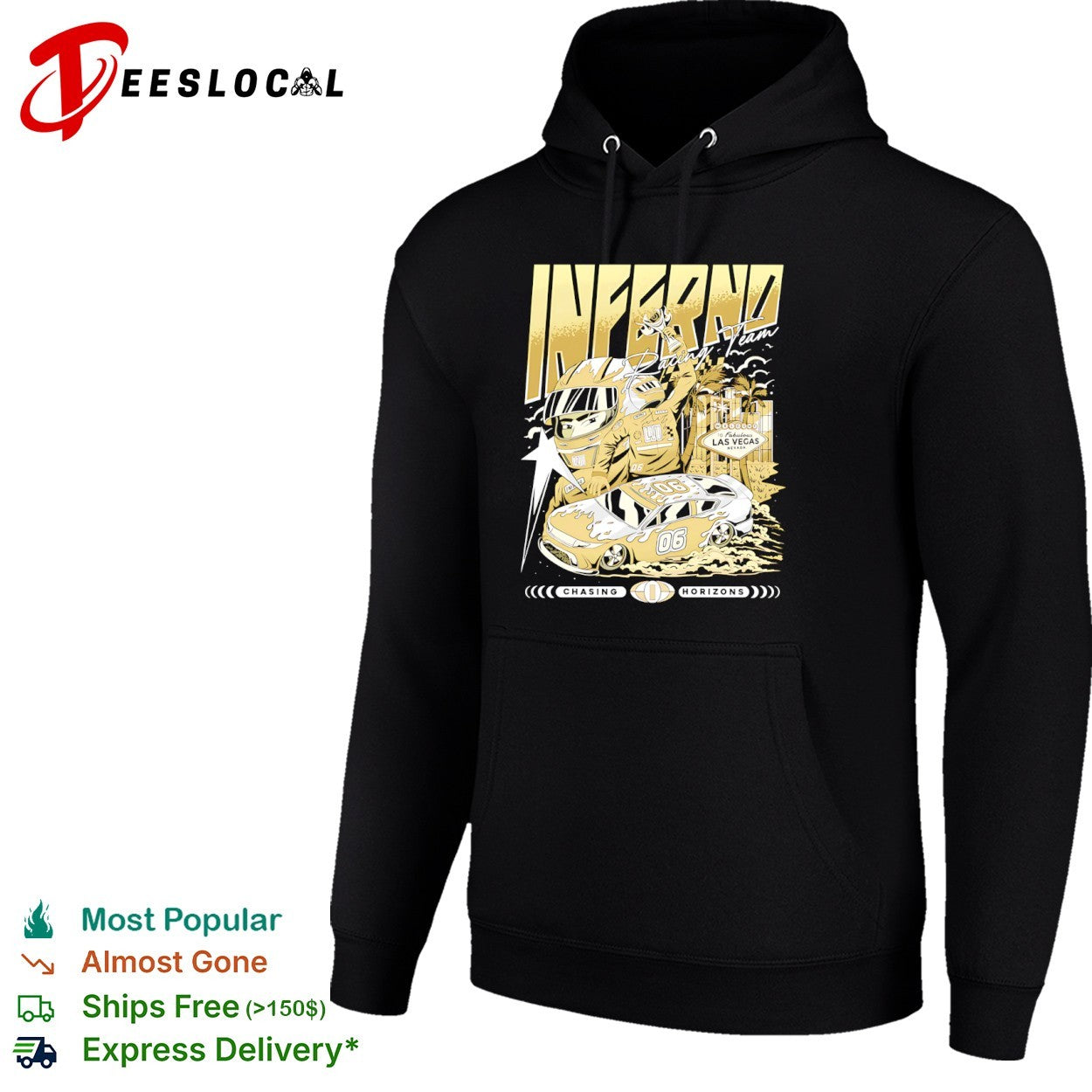 Inferno Racing Team Las Vegas Welcome to Fabulous Nevada Chasing Horizons 06 shirt