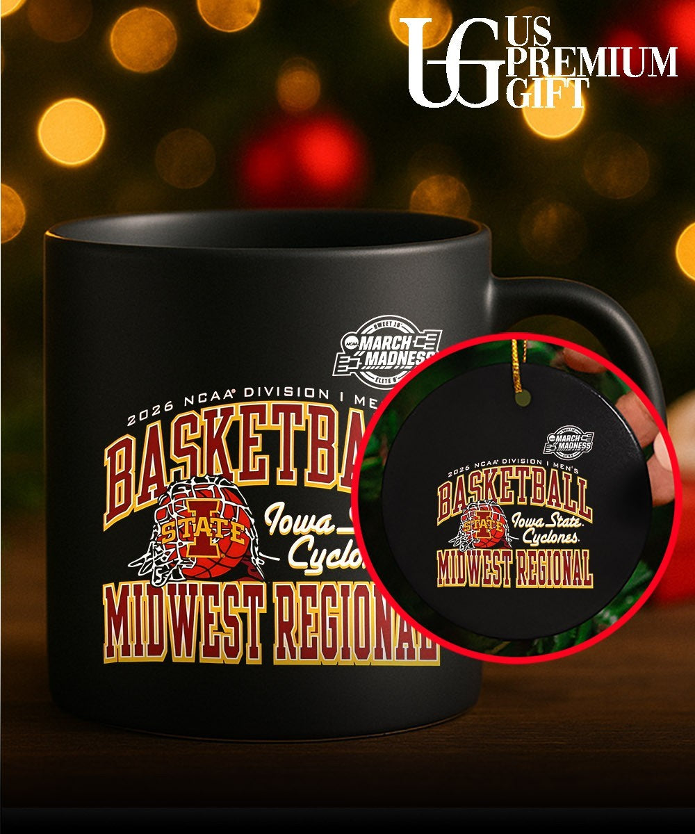 Iowa State Cyclones basketball NCAA Division I March Madness Midwest Regional 2026 shirt