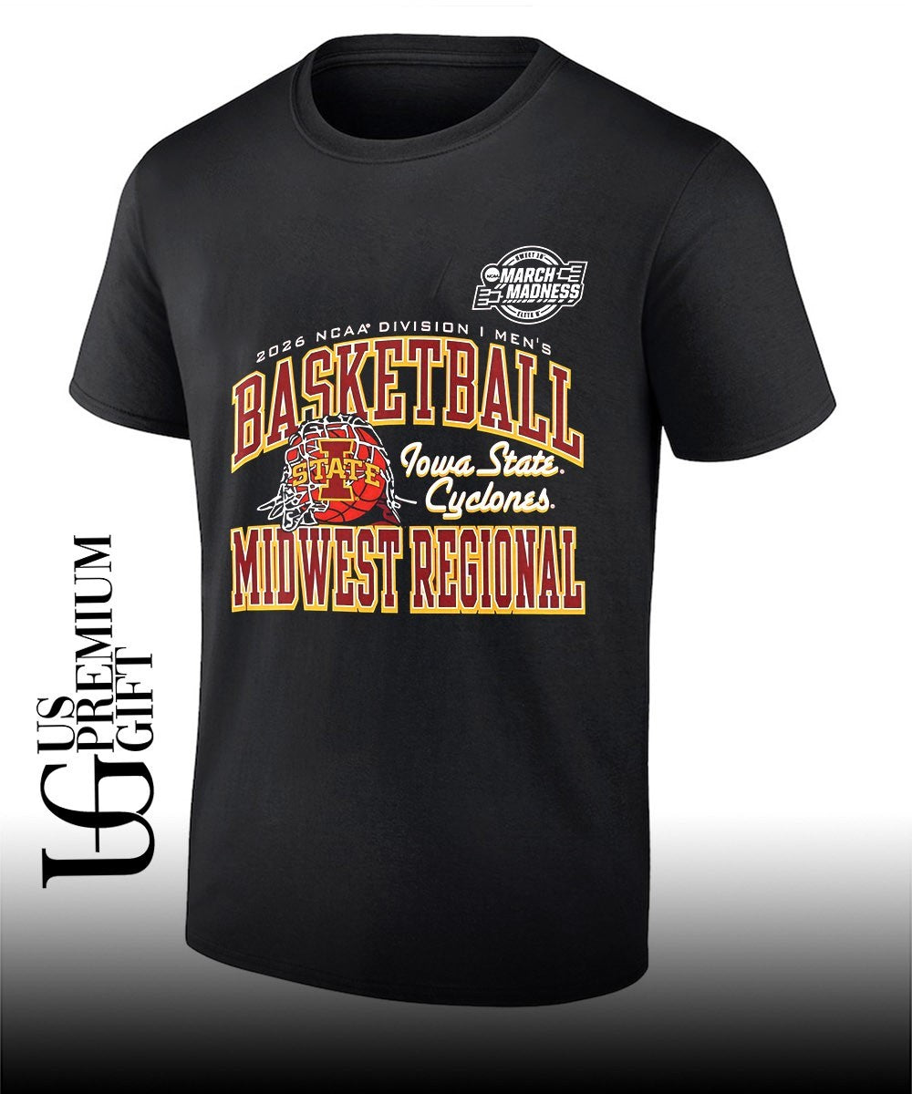 Iowa State Cyclones basketball NCAA Division I March Madness Midwest Regional 2026 shirt