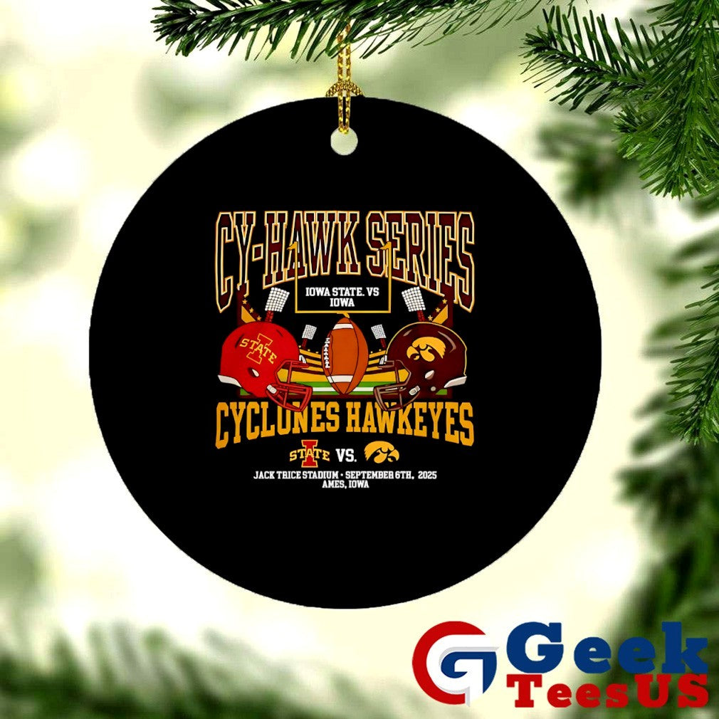 Iowa State Cyclones vs Iowa Hawkeyes Cy-Hawk Series 2025 Trice Stadium shirt