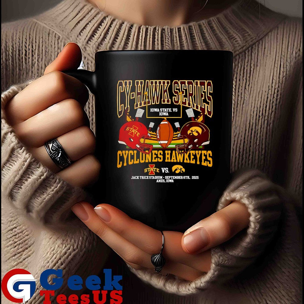 Iowa State Cyclones vs Iowa Hawkeyes Cy-Hawk Series 2025 Trice Stadium shirt