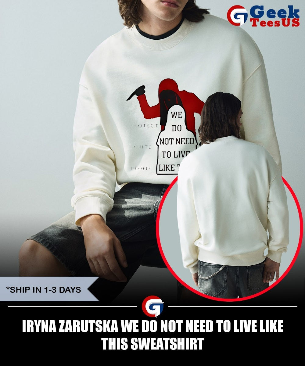 Iryna Zarutska we do not need to live like this shirt