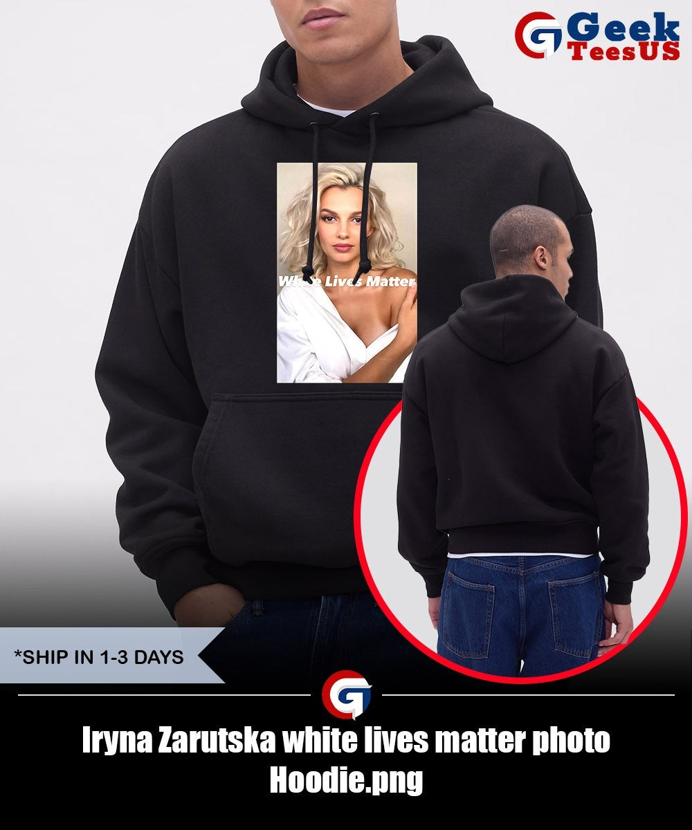 Iryna Zarutska white lives matter photo shirt