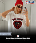 Isaac Night Girl Dinner Slurp shirt