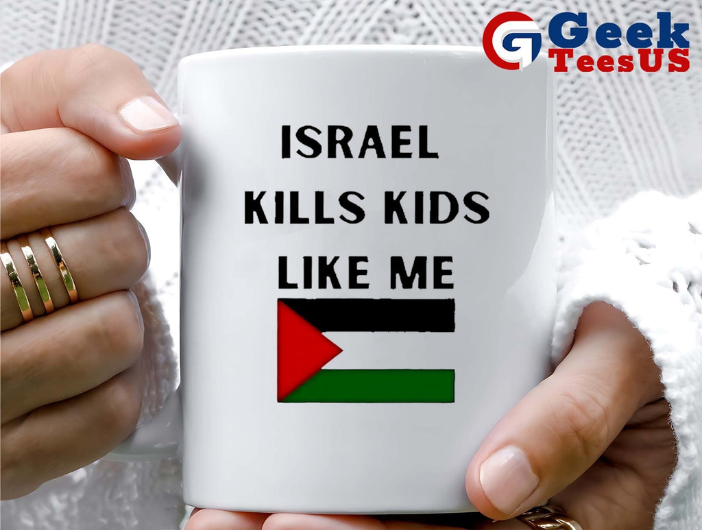 Israel kills kids like me flag shirt