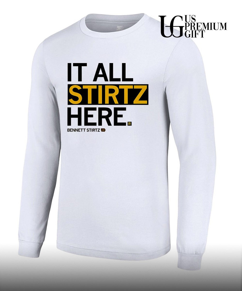 It all Stirtz here gold Bennett Stirtz Iowa Hawkeyes Men’s Basketball shirt