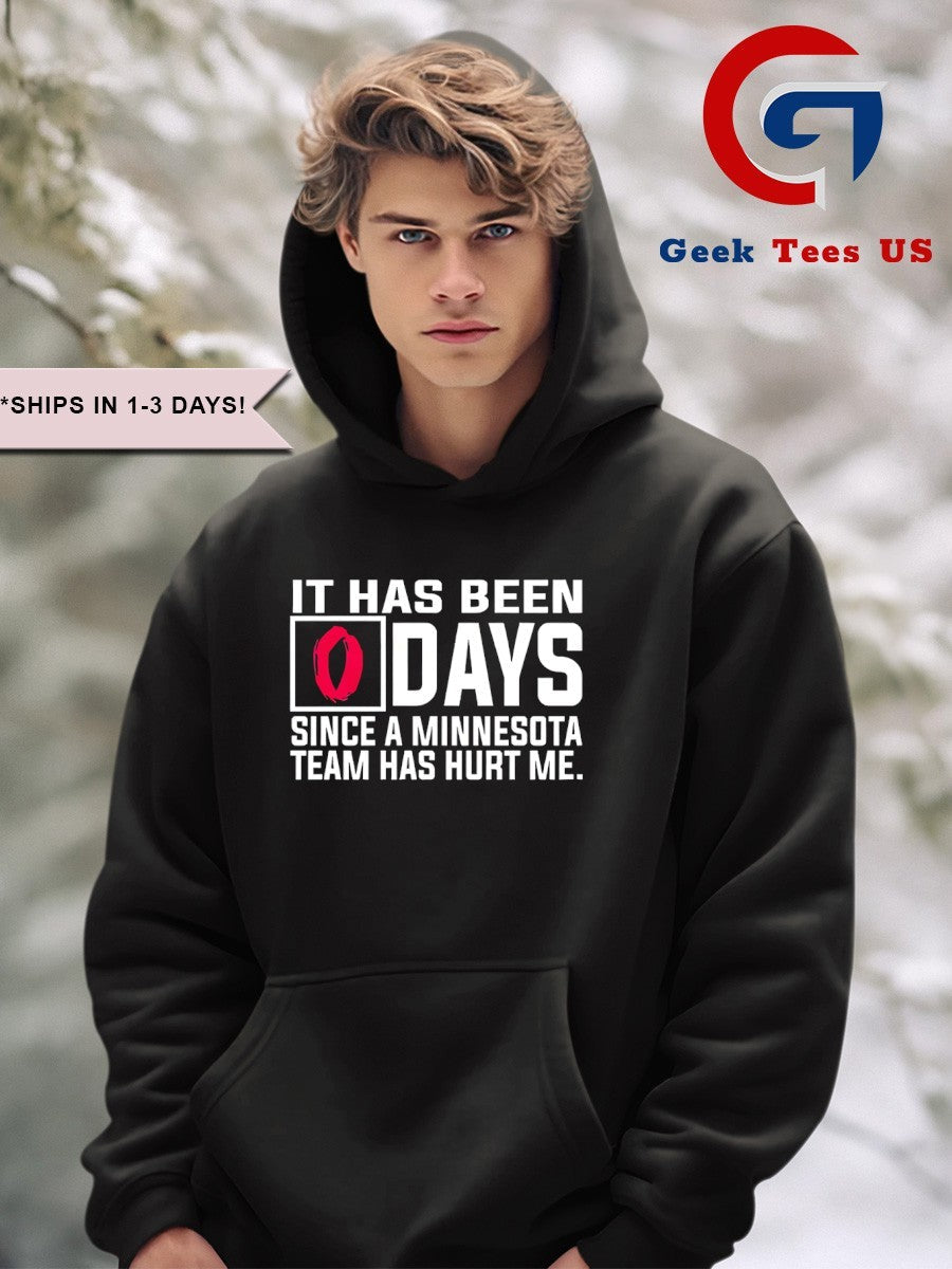 It has been days since a Minnesota team has hurt me shirt