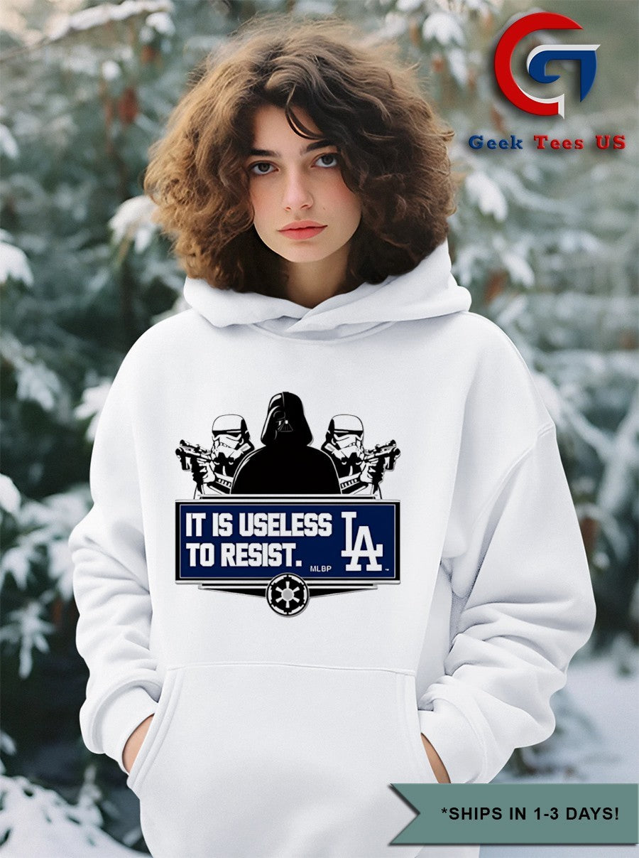 It is useless to resist Los Angeles Darth Vader shirt