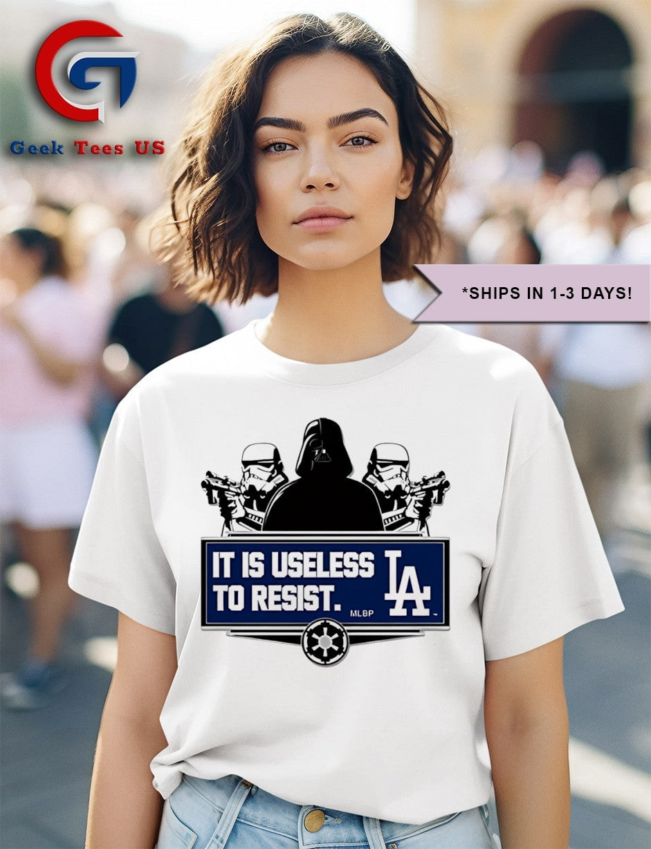 It is useless to resist Los Angeles Darth Vader shirt