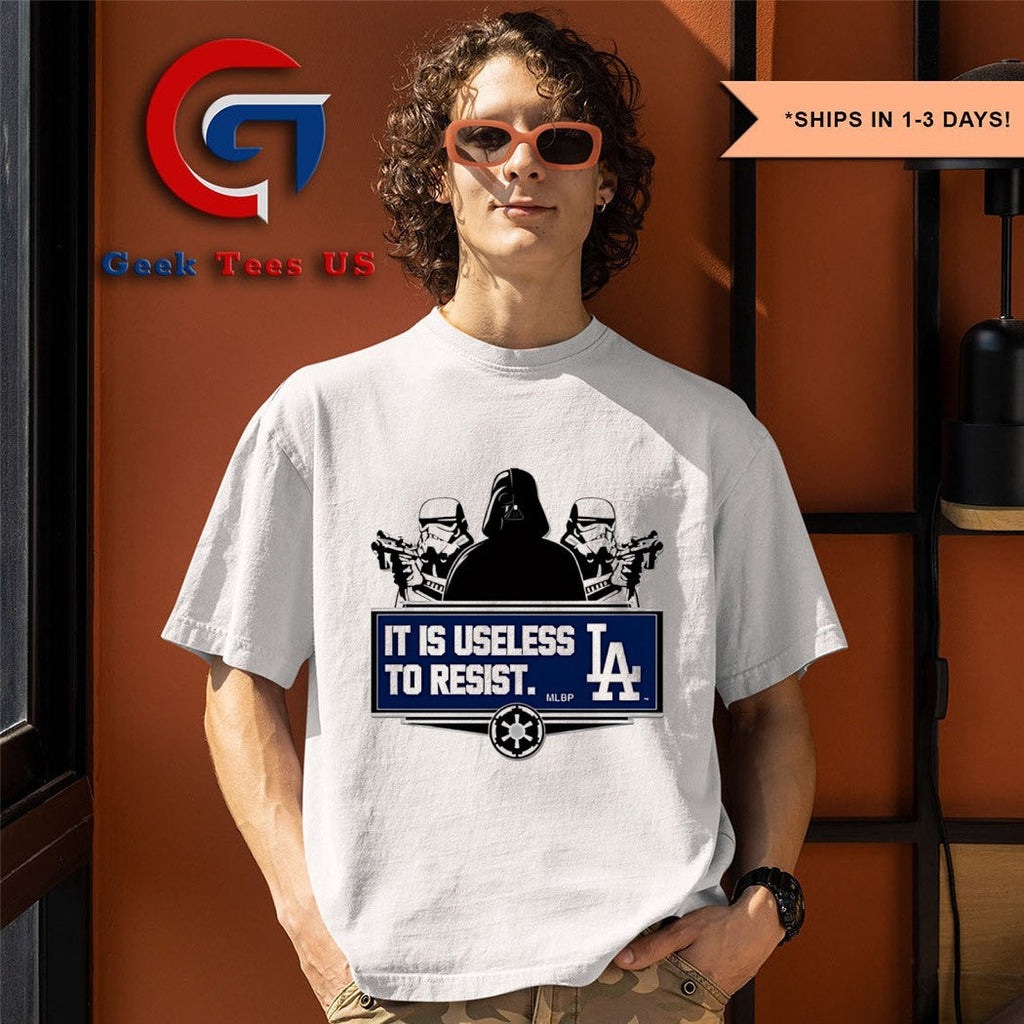 It is useless to resist Los Angeles Darth Vader shirt