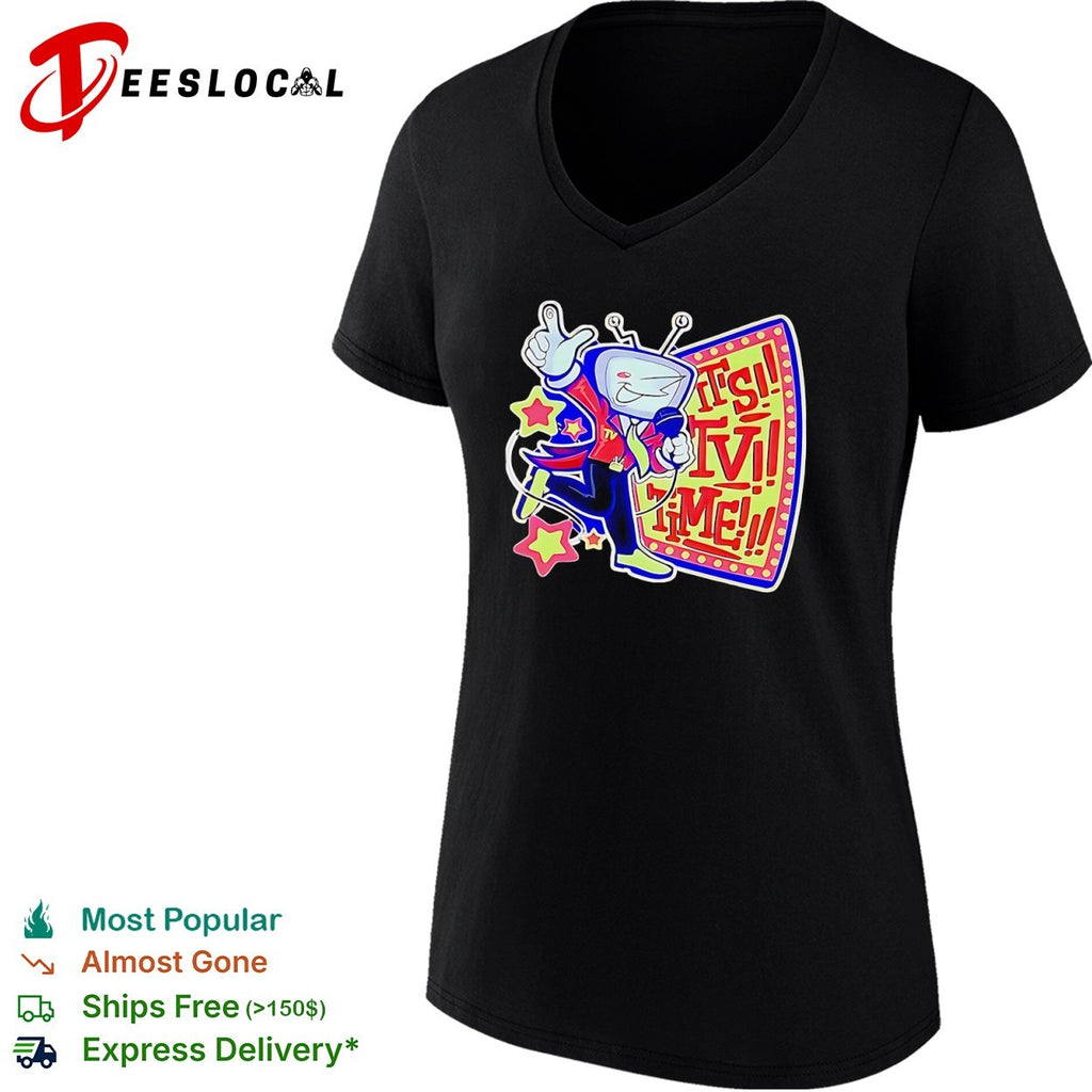 It’s TV Time Retro Character television shirt