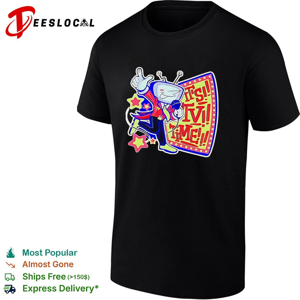 It’s TV Time Retro Character television shirt