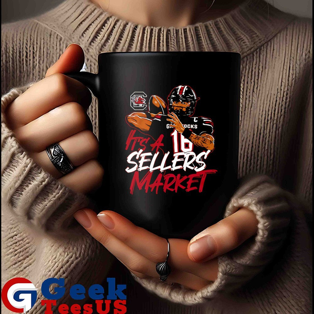 It’s a LaNorris Sellers Market South Carolina Gamecocks football shirt