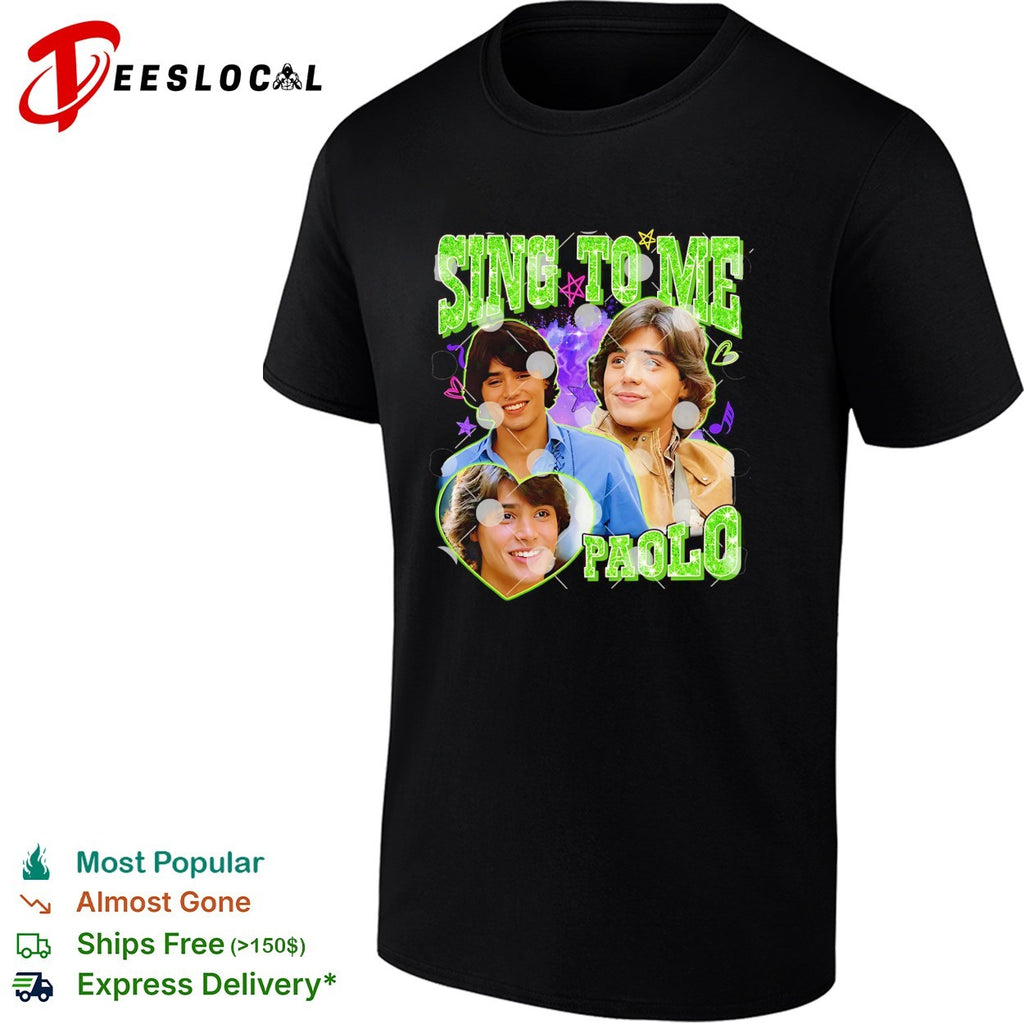 Izzie McGuire Sing To Me Paolo graphic shirt