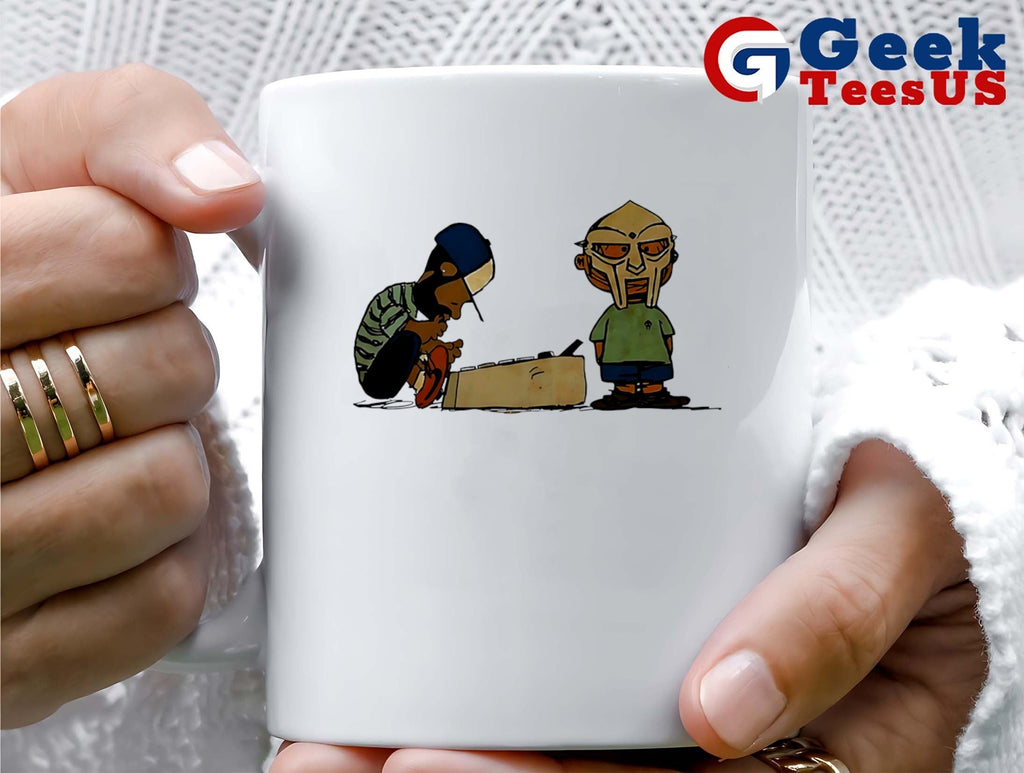 J Dilla vs Mf Doom cartoon shirt