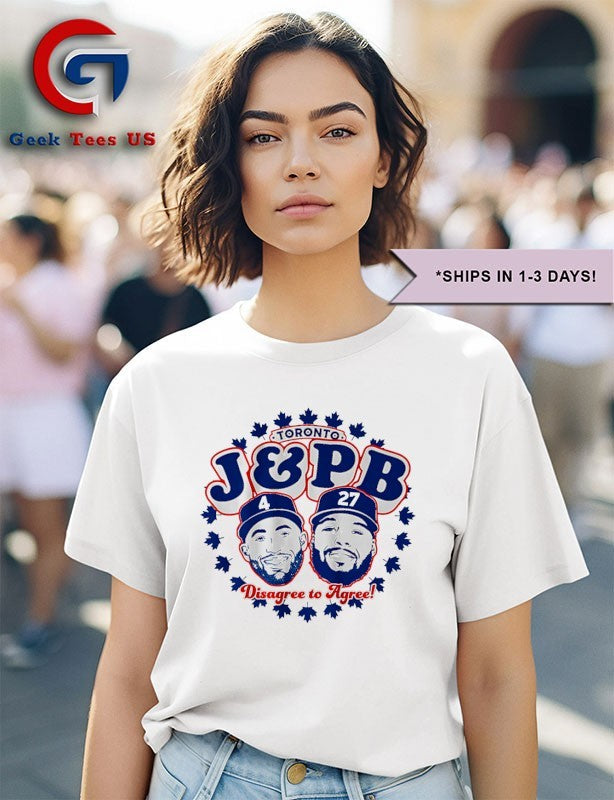 J and PB Vladimir Guerrero Jr. and George Springer big head Toronto Blue Jays baseball Disagree to Agree shirt