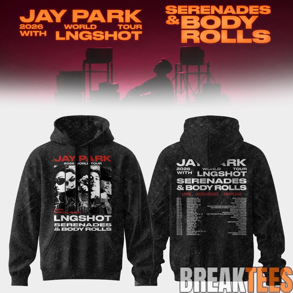 JAY PARK 2026 World Tour x LNGSHOT ‘Serenades & Body Rolls’ Special Hoodie