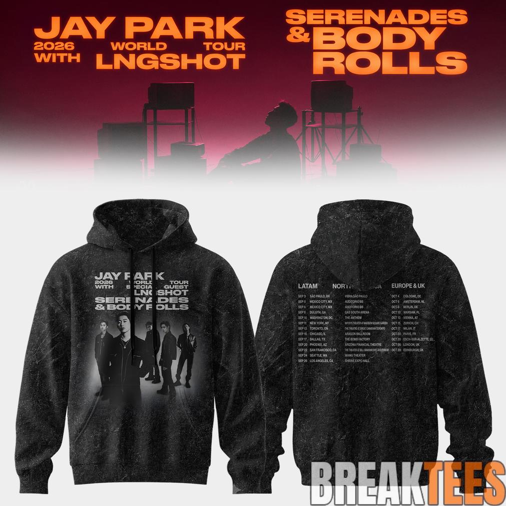 JAY PARK 2026 World Tour x LNGSHOT ‘Serenades & Body Rolls’ Special Hoodie