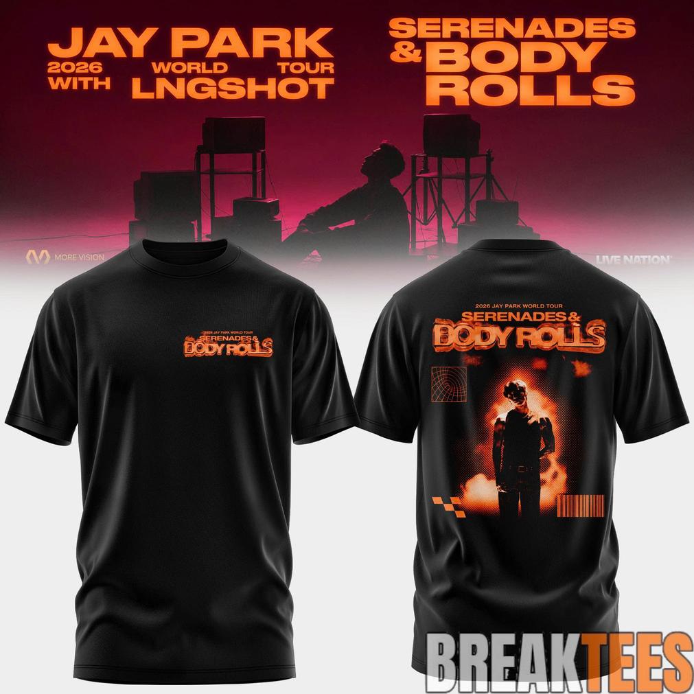 JAY PARK 2026 World Tour x LNGSHOT ‘Serenades & Body Rolls’ Shirt