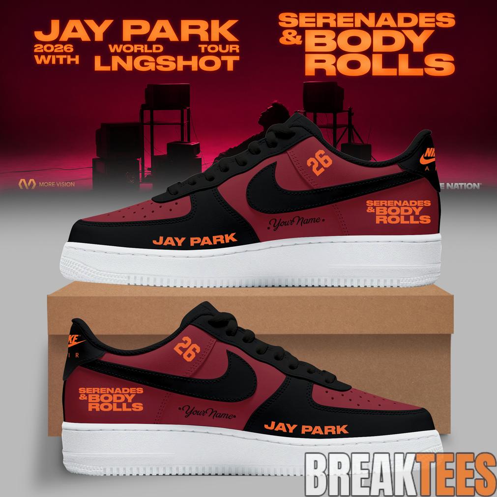 JAY PARK 2026 World Tour x LNGSHOT ‘Serenades & Body Rolls’ Custom AF1 Shoes