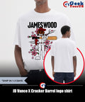 JD Vance X Cracker Barrel logo shirt