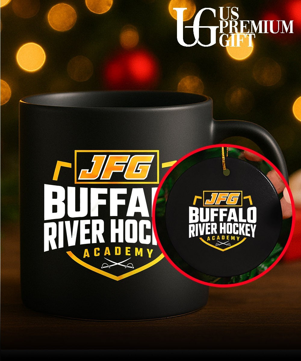 JFG Buffalo River Hockey Academy Buffalo Sabres hockey logo shirt