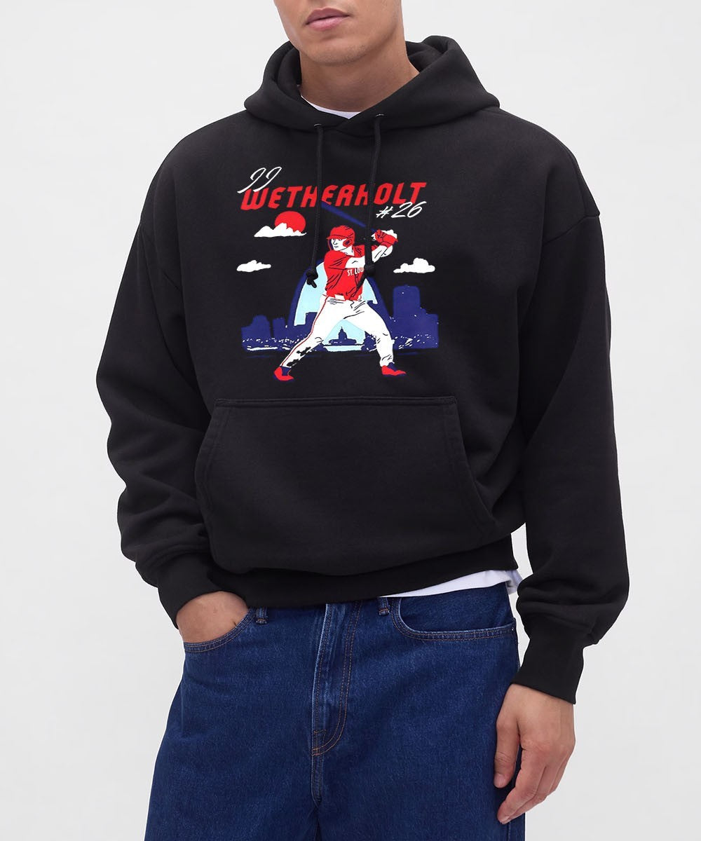 JJ Wetherholt St. Louis Cardinals baseball Skyline Swing shirt