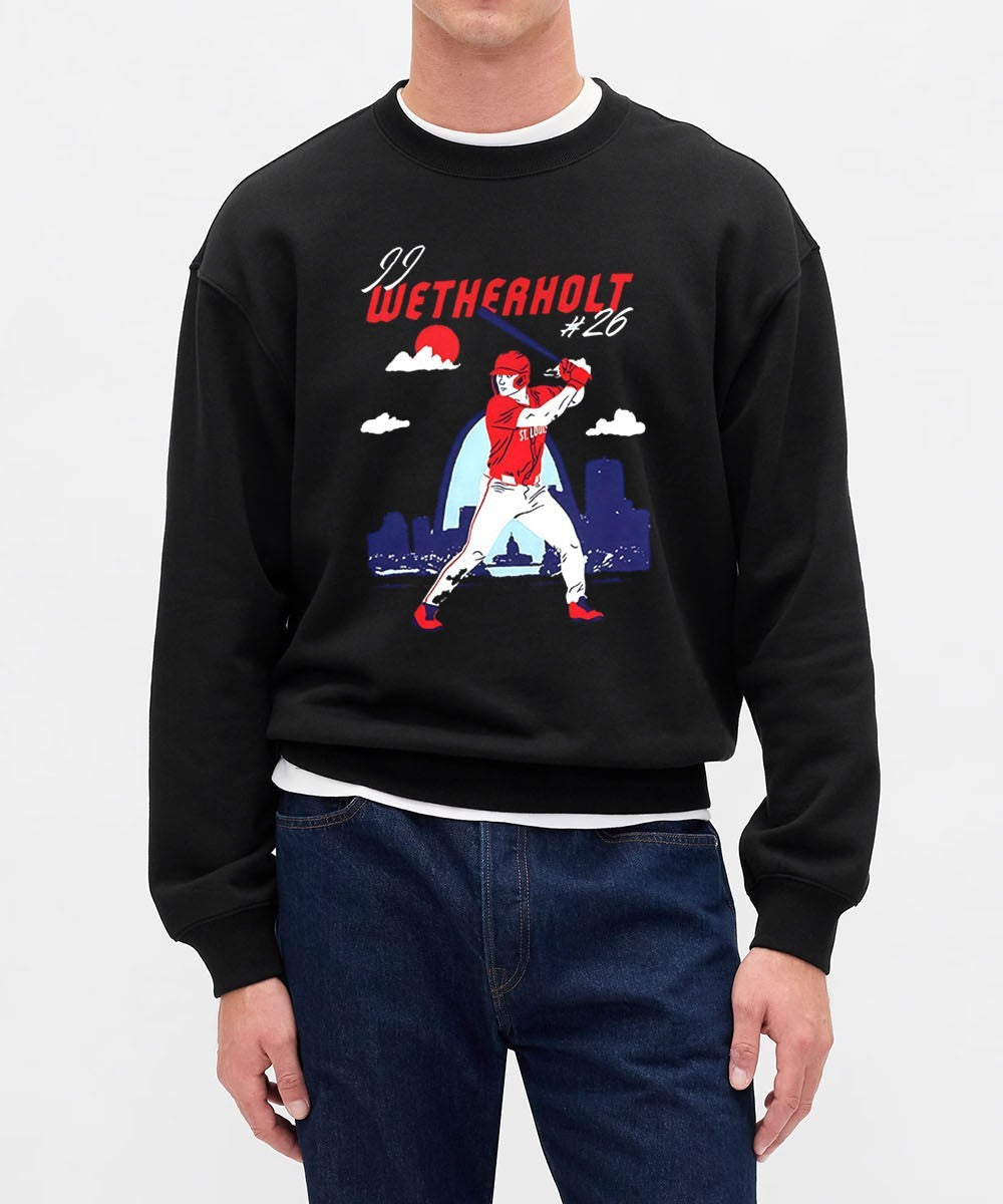 JJ Wetherholt St. Louis Cardinals baseball Skyline Swing shirt