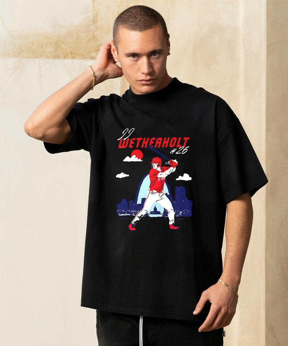 JJ Wetherholt St. Louis Cardinals baseball Skyline Swing shirt