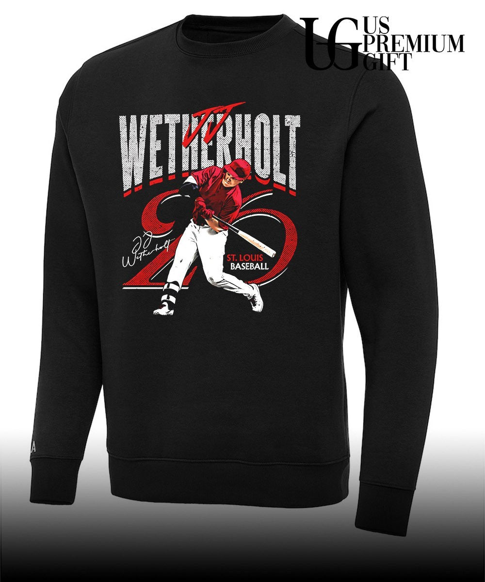JJ Wetherholt player St. Louis Cardinals baseball signature shirt