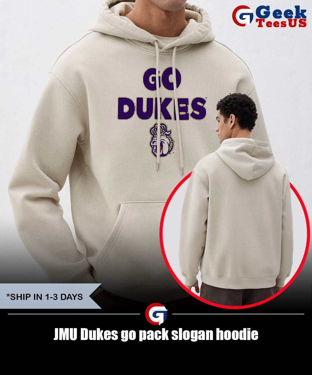 JMU Dukes go pack slogan shirt