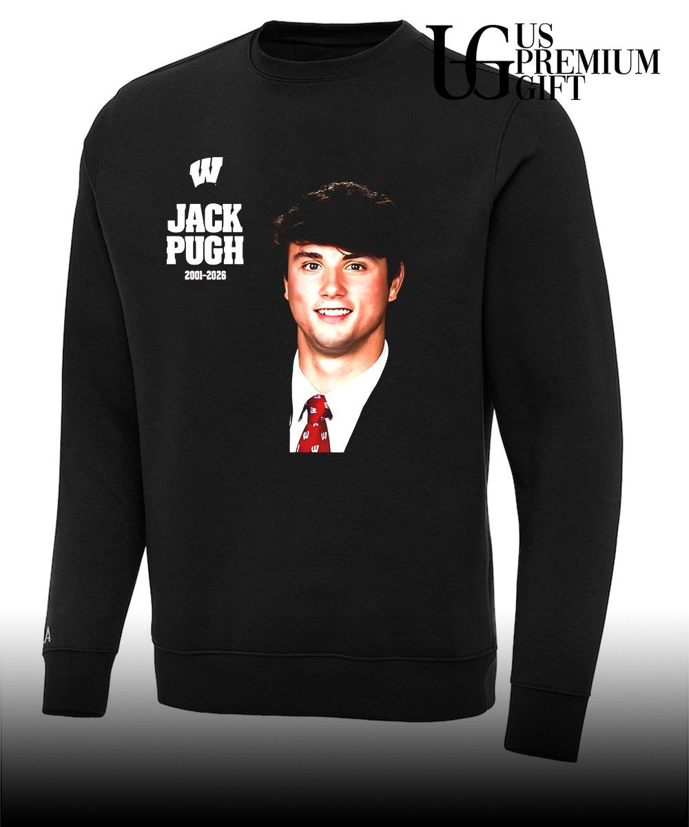 Jack Pugh 2001-2026 Wisconsin Badgers Football shirt