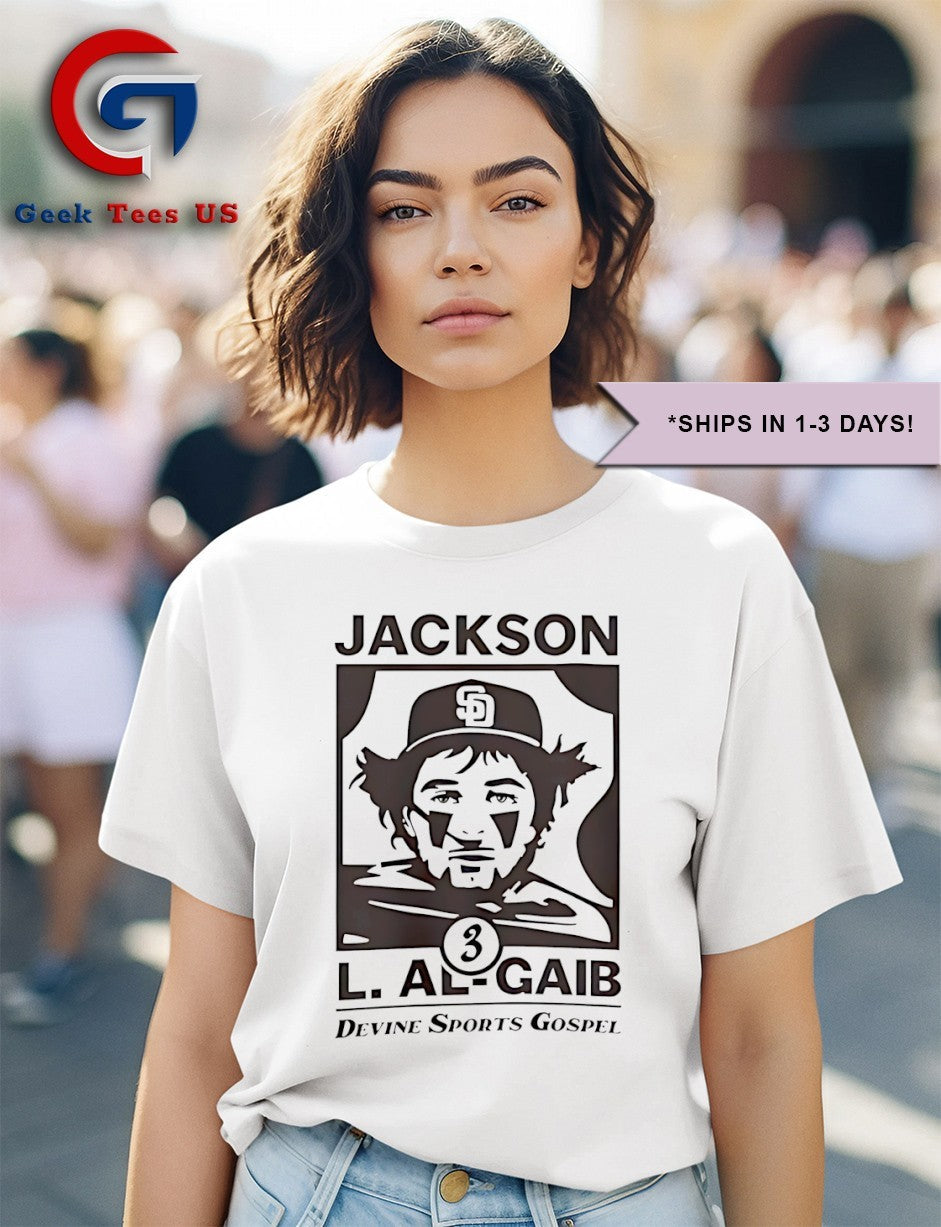 Jackson Al Gaib Devine Sports Gospel San Diego Padres shirt