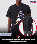 Jackson Arnold superstar pose Auburn Tigers football signature shirt